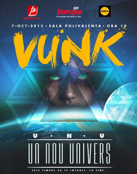 Premiera in Romania, filmare 360 de grade la concertul Vunk “Un nou univers”