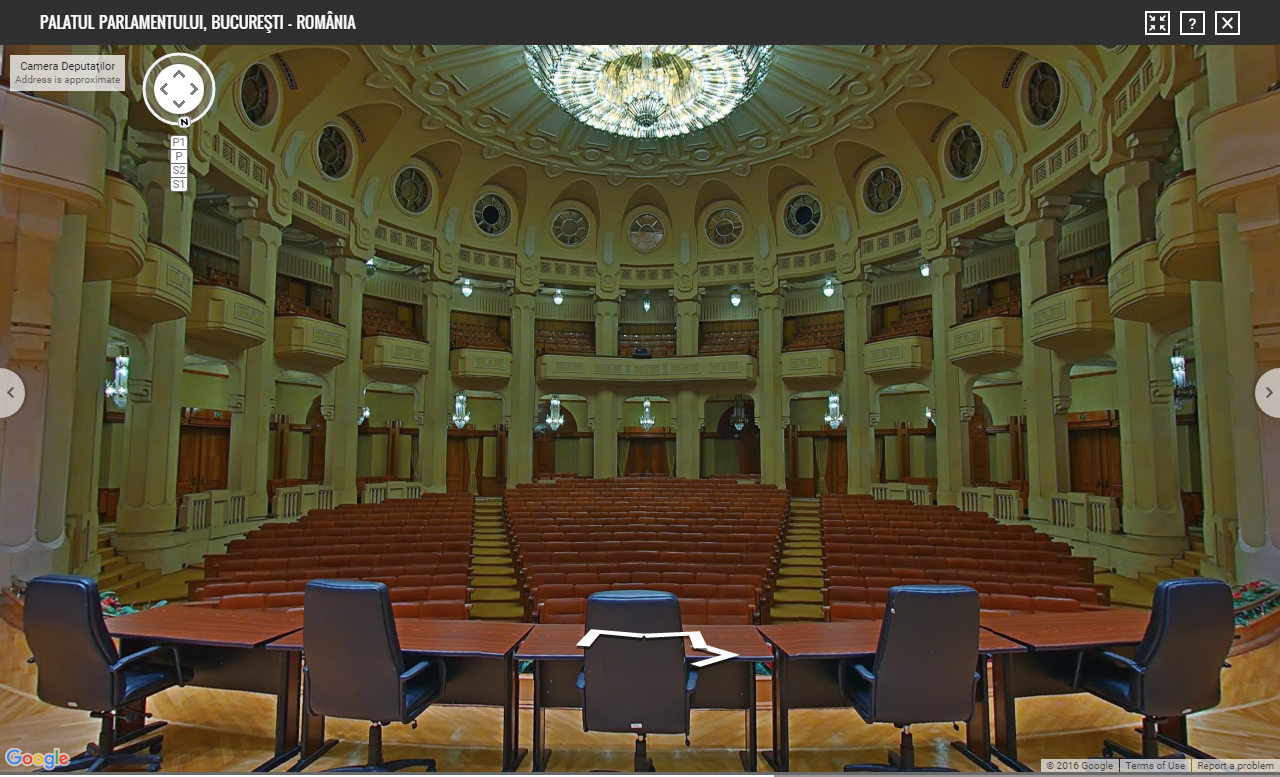 Palatul Parlamentului poate fi vizitat virtual pe Google