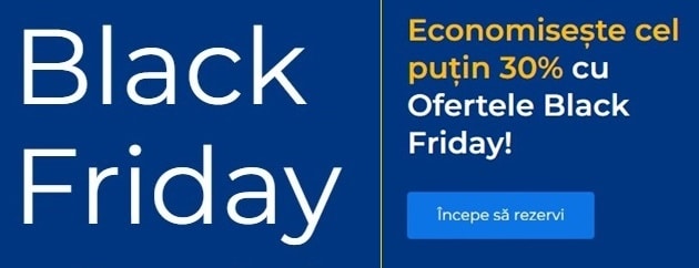 Black Friday – Economisește cel puțin 30%
